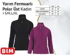 YARIM FERMUARLI POLAR ÜST KADIN YARIM FERMUARLI POLAR ÜST KADIN
